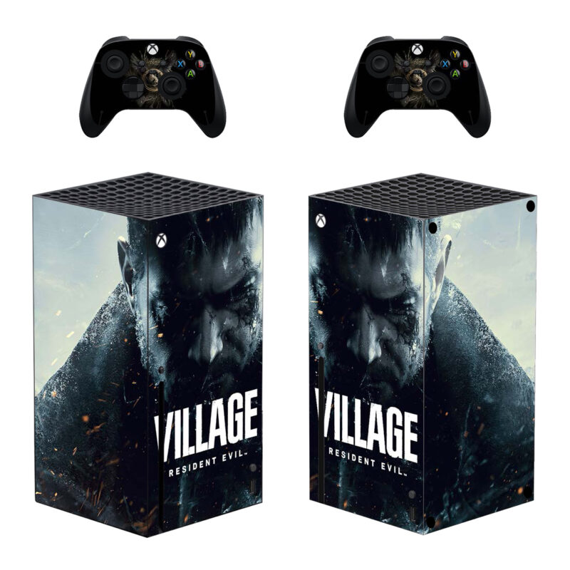 Resident Evil Village Game Skin Sticker For Xbox Series X And Controllers Design 3