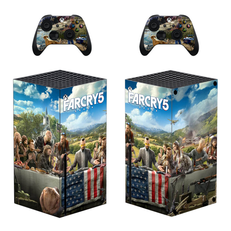 Far Cry 5 Game Skin Sticker For Xbox Series X And Controllers Design 2