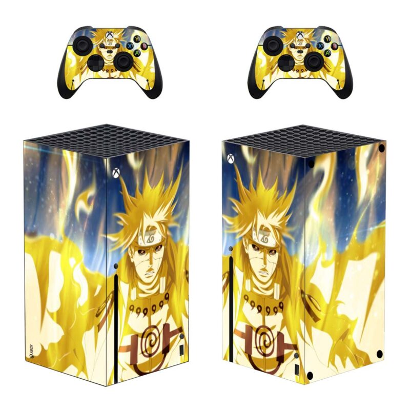 Naruto Minato Namikaze Skin Sticker For Xbox Series X And Controllers