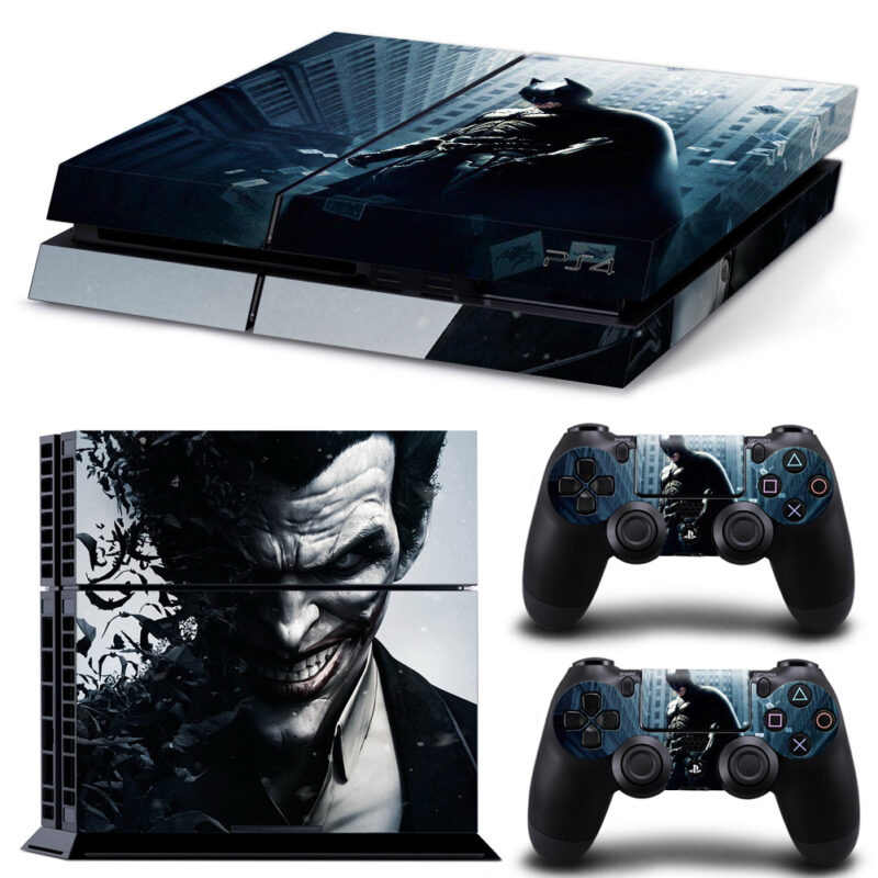 Batman Arkham: Origins Joker PS4 Skin Sticker Design 1