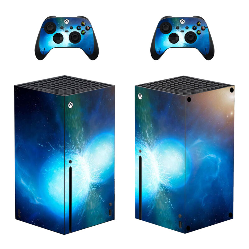 Neutron Stars Colliding Syphilis Skin Sticker For Xbox Series X And Controllers