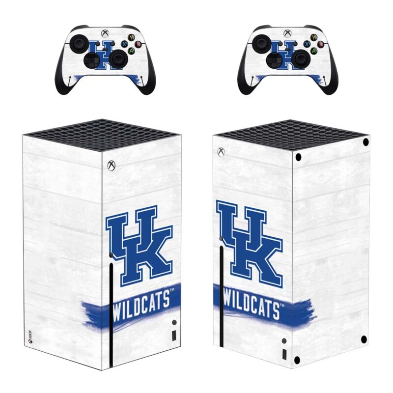 Kentucky Wildcats Football Skin Sticker For Xbox Series X And Controllers