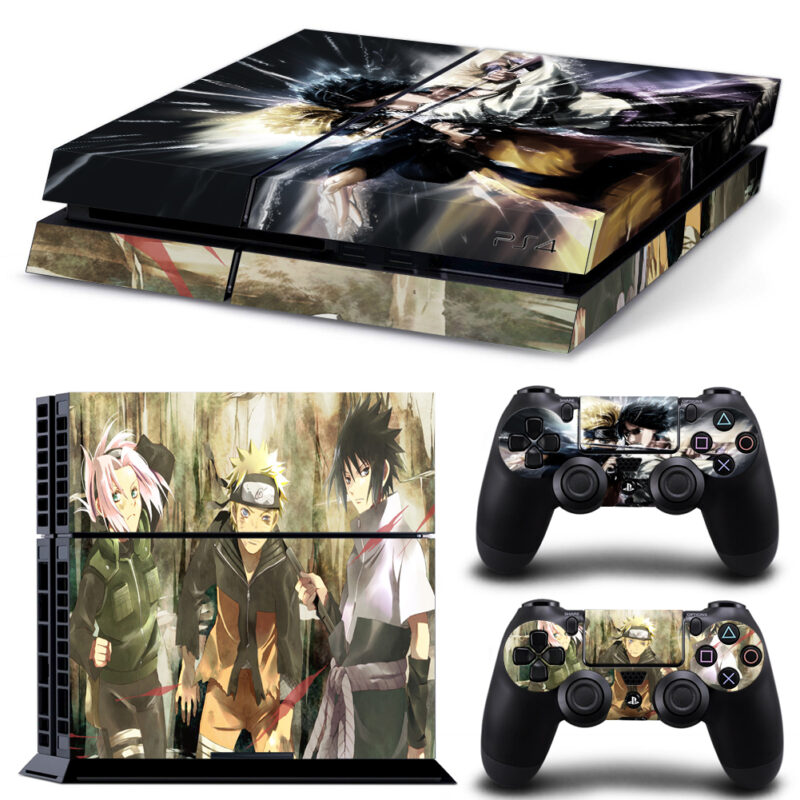 Naruto Characters PS4 Skin Sticker