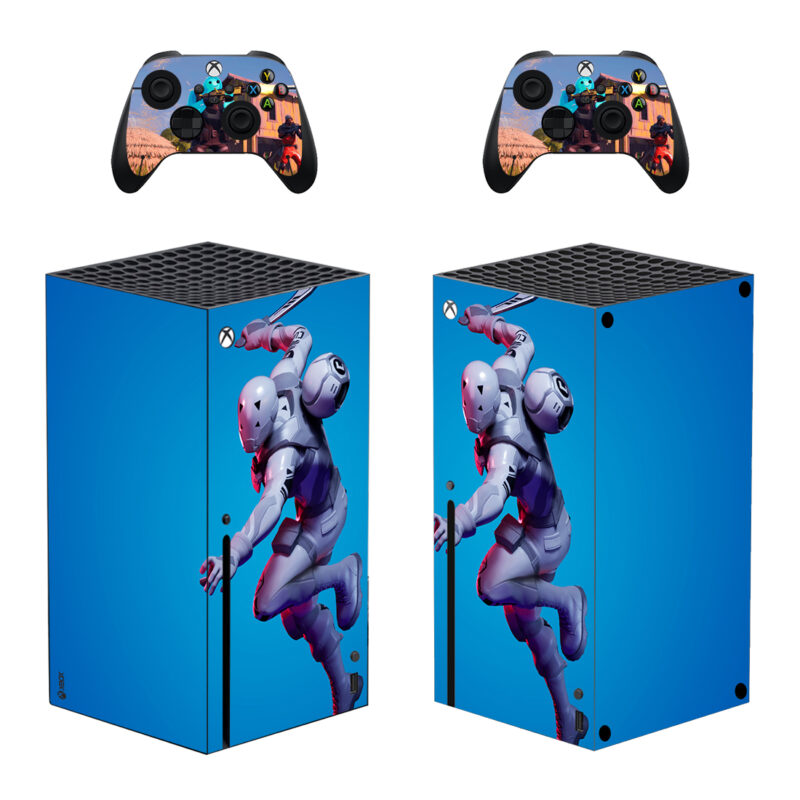 Fortnite Scratch Skin Sticker For Xbox Series X And Controllers