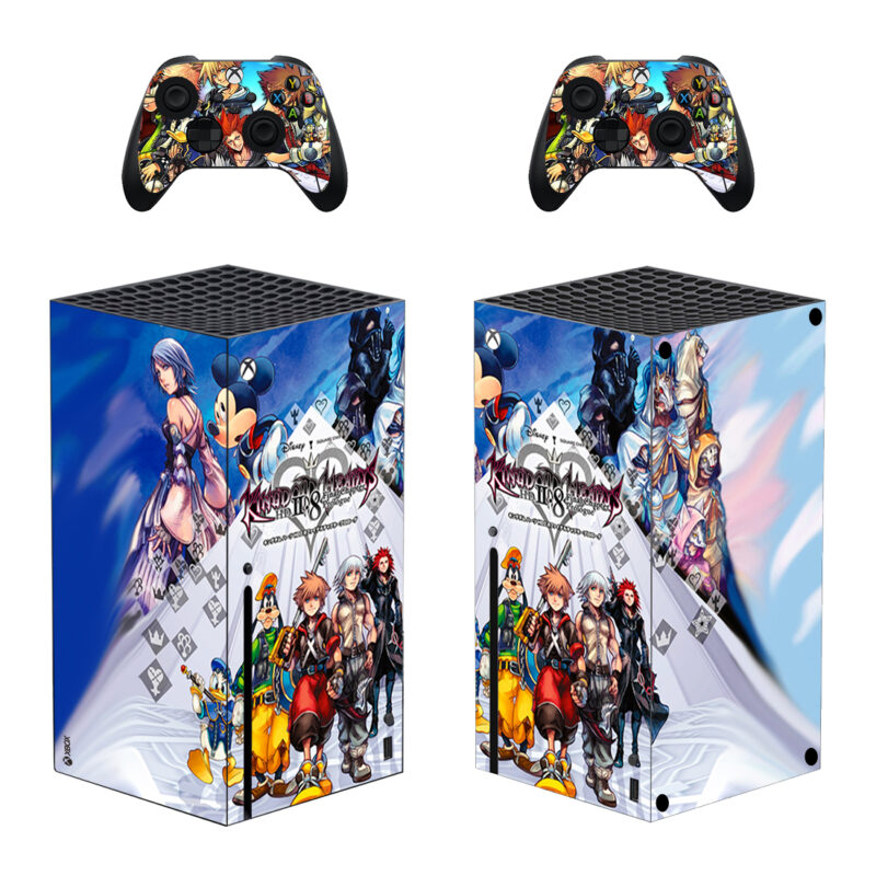 Kingdom Hearts HD 2.8 Final Chapter Prolog Game Skin Sticker For Xbox Series X And Controllers