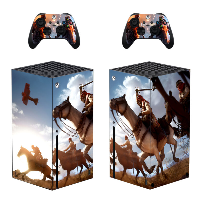 Battlefield 1 Game Skin Sticker For Xbox Series X And Controllers Design 2