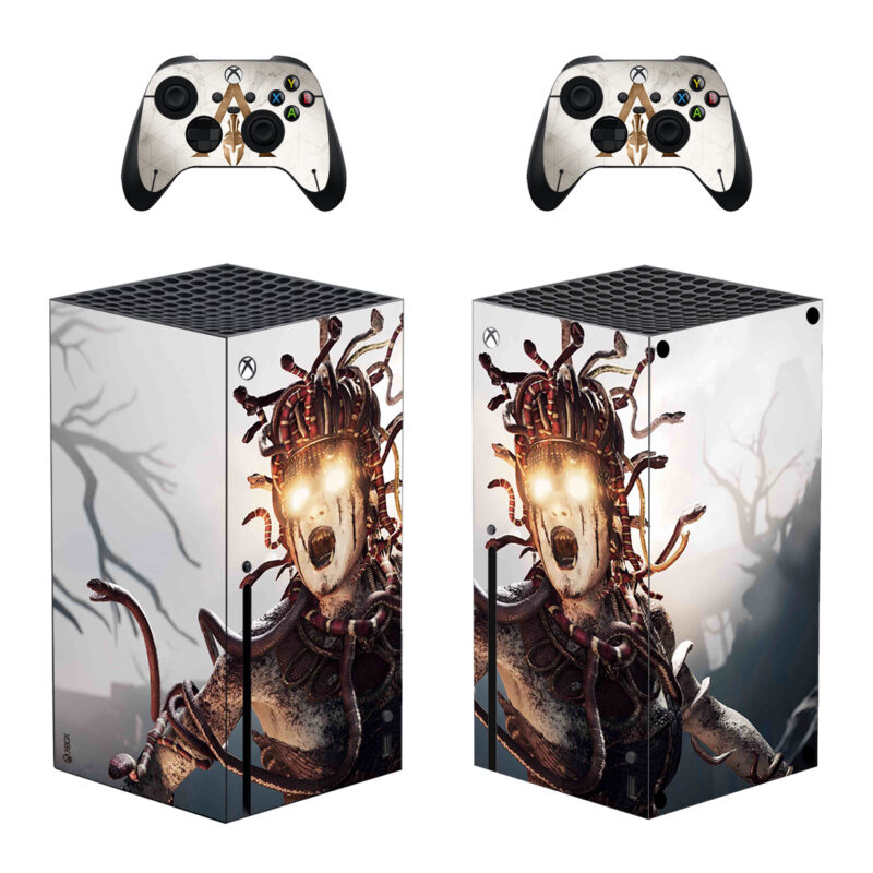 Assassin’s Creed Odyssey Medusa Skin Sticker For Xbox Series X And Controllers