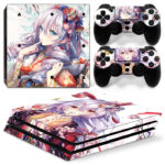 Guns Girl Z Anime Kiana Kaslana PS4 Pro Skin Sticker