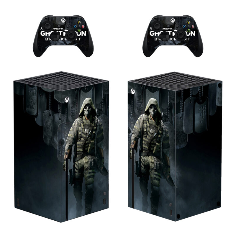 Tom Clancy's Ghost Recon Breakpoint Game Skin Sticker For Xbox Series X And Controllers Design 2