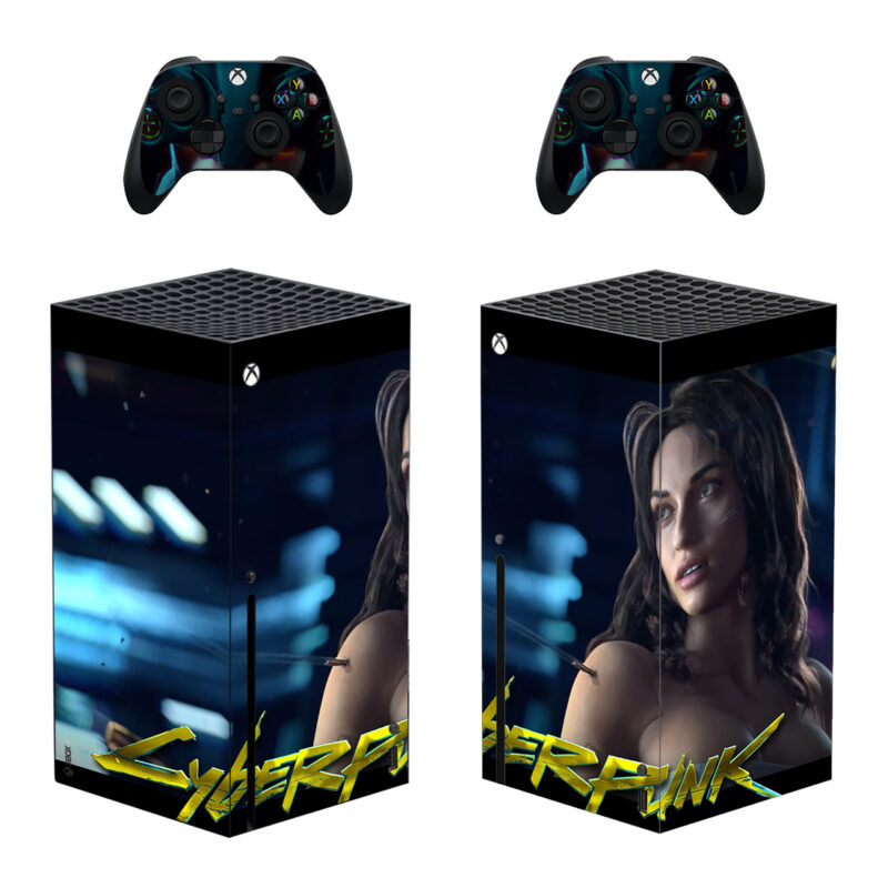 Cyberpunk 2077 Game Skin Sticker For Xbox Series X And Controllers Design 7