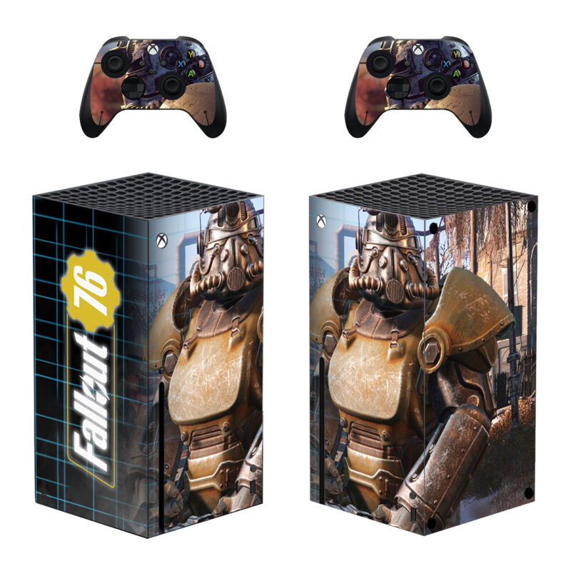 Fallout 76 Game Skin Sticker For Xbox Series X And Controllers Design 2