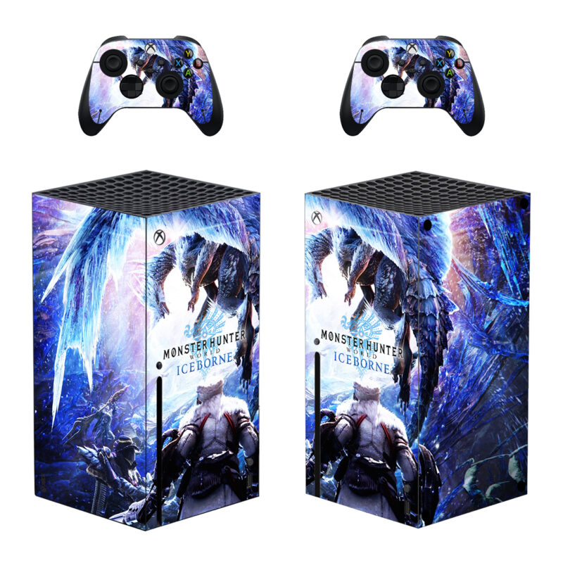 Monster Hunter World: Iceborne Game Skin Sticker For Xbox Series X And Controllers Design 2