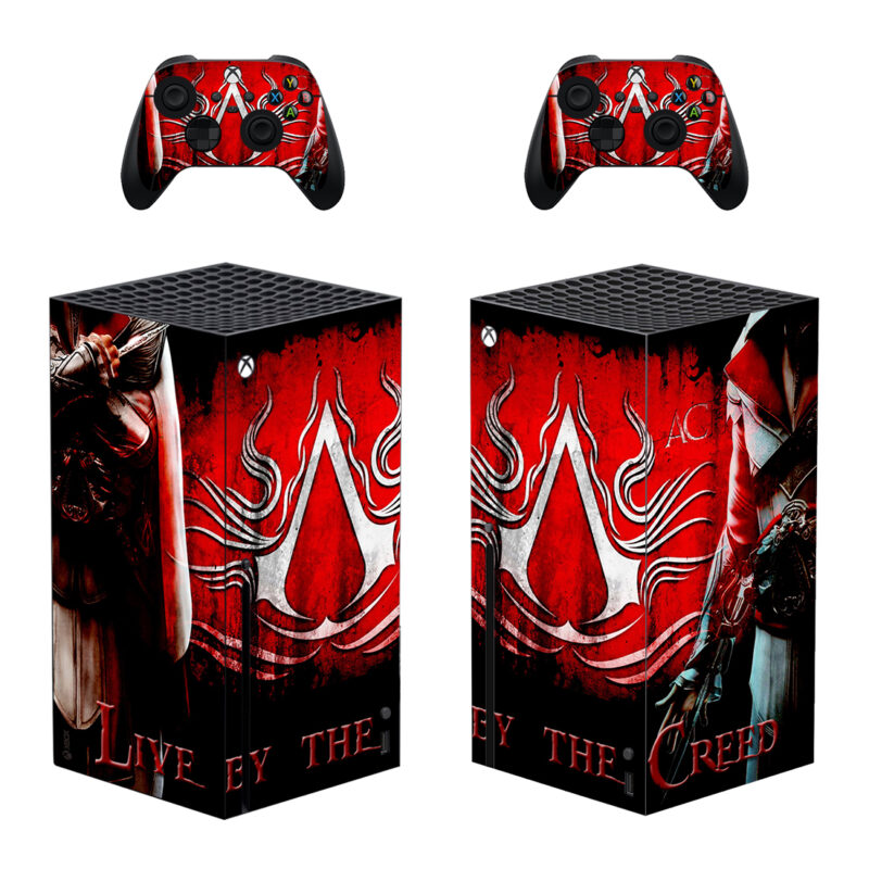 Live By The Creed Skin Sticker For Xbox Series X And Controllers