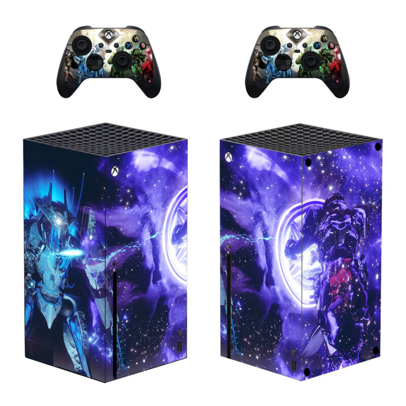 Destiny 2 Game Conqueror Gilded Skin Sticker For Xbox Series X And Controllers