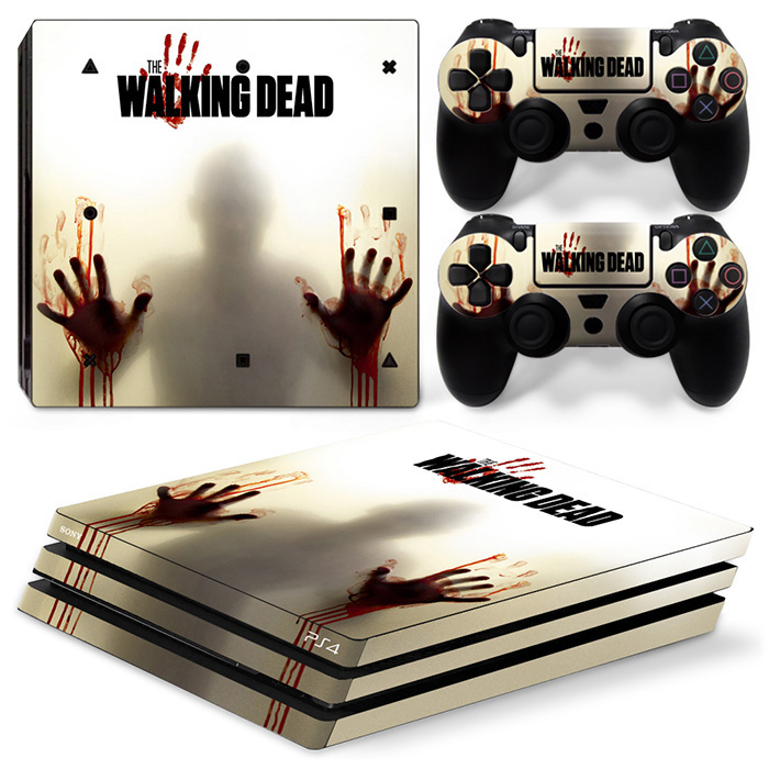 The Walking Dead PS4 Pro Skin Sticker