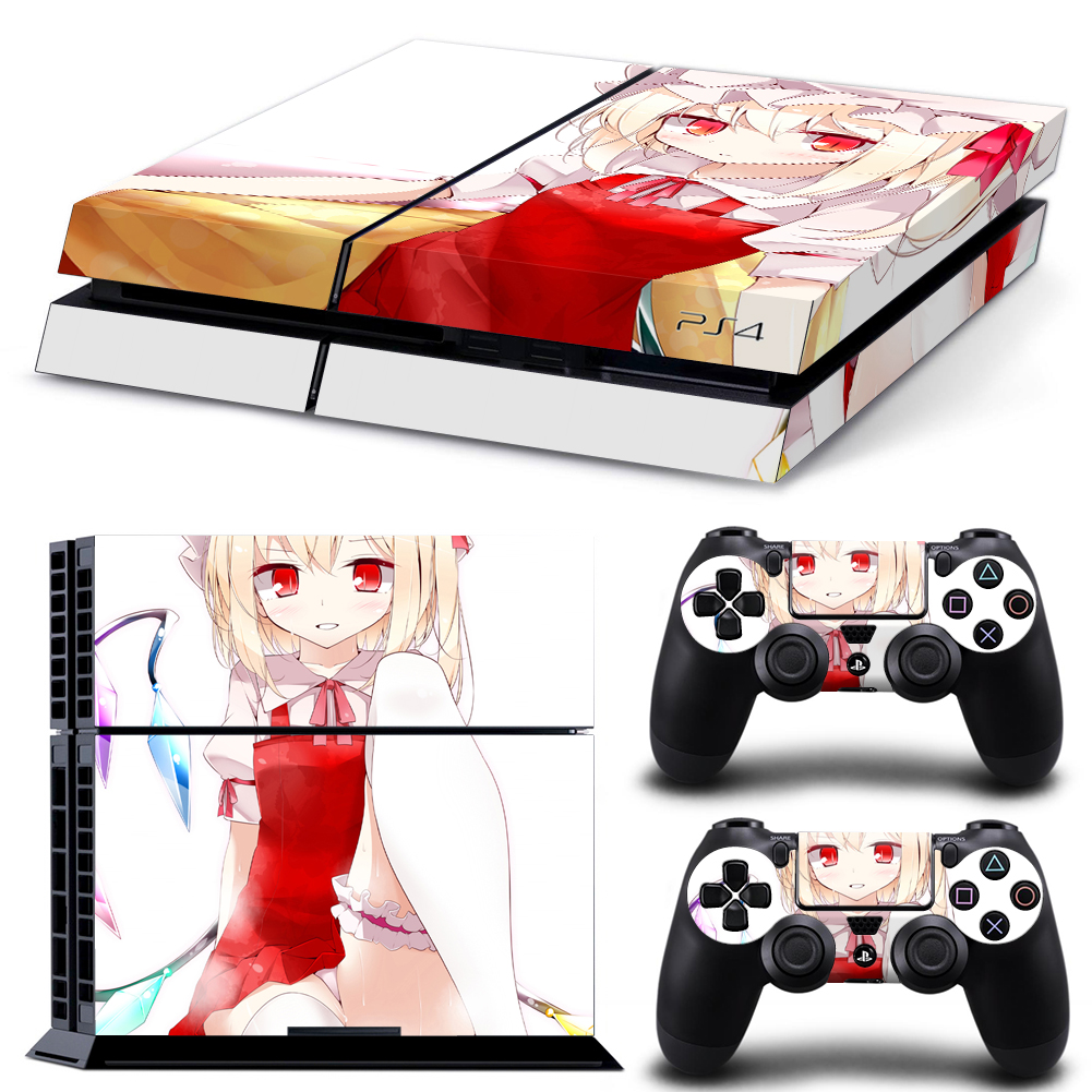 Flandre Scarlet PS4 Skin Sticker Design 1