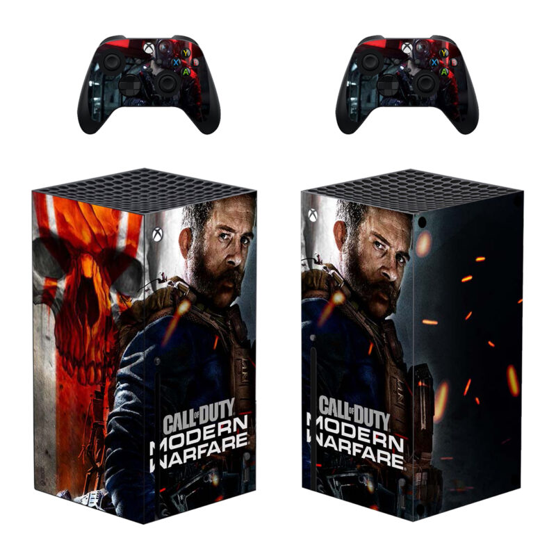 Call Of Duty: Modern Warfare Game Skin Sticker For Xbox Series X And Controllers Design 1