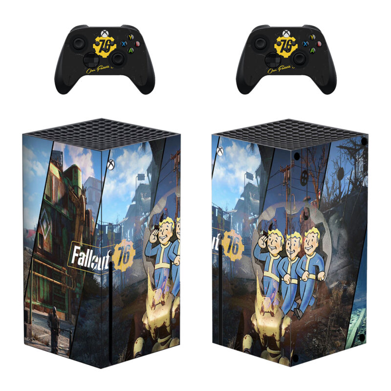 Fallout 76 Game Skin Sticker For Xbox Series X And Controllers Design 3