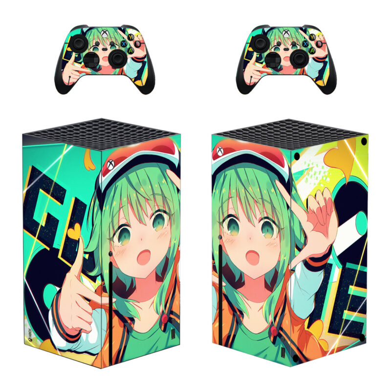 Gumi Megpoid Vocaloid Skin Sticker For Xbox Series X And Controllers