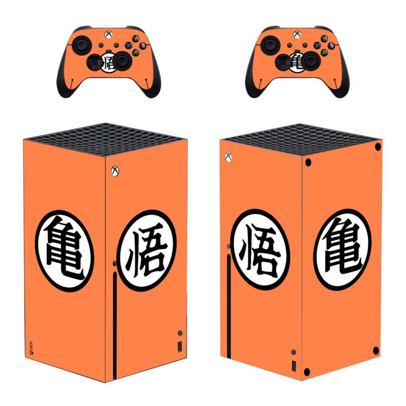 Dragon Ball Z And Kame Symbols Skin Sticker For Xbox Series X And Controllers