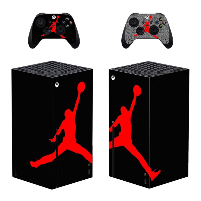 Jordan Jumpman Skin Sticker For Xbox Series X And Controllers