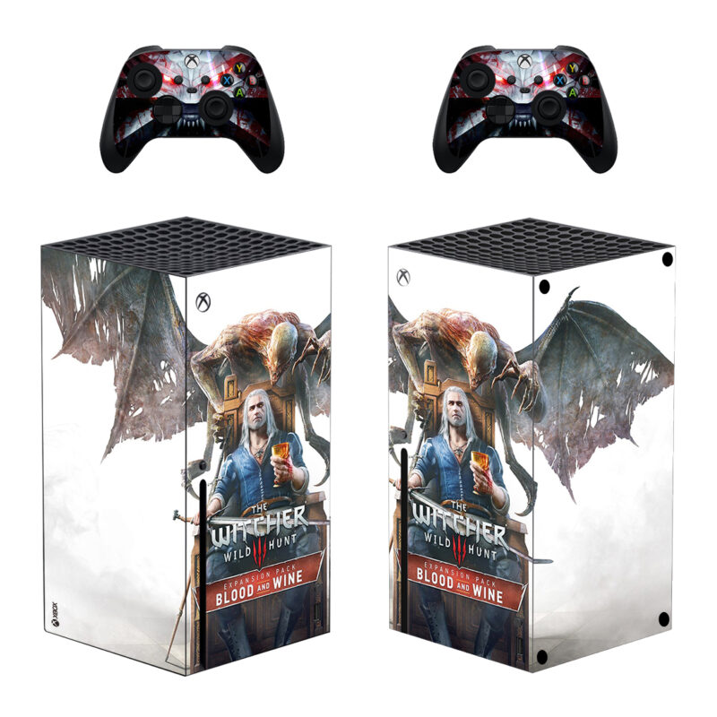 The Witcher 3: Wild Hunt – Blood And Wine Game Decal Cover For Xbox Series X And Controllers