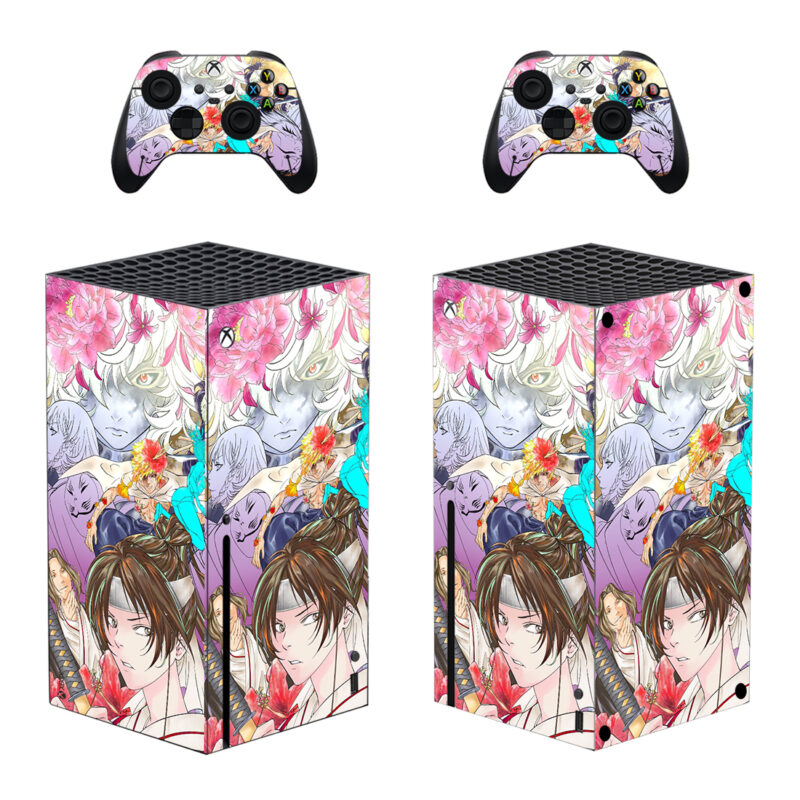 Hell's Paradise: Jigokuraku Anime Decal Cover For Xbox Series X And Controllers Design 1