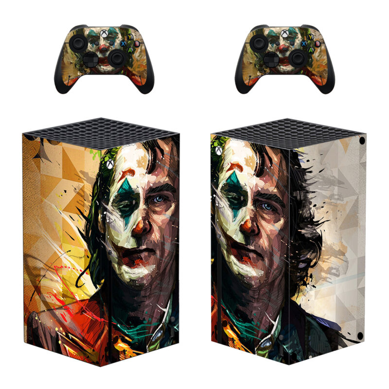 Joker Joaquin Phoenix Art Skin Sticker For Xbox Series X And Controllers