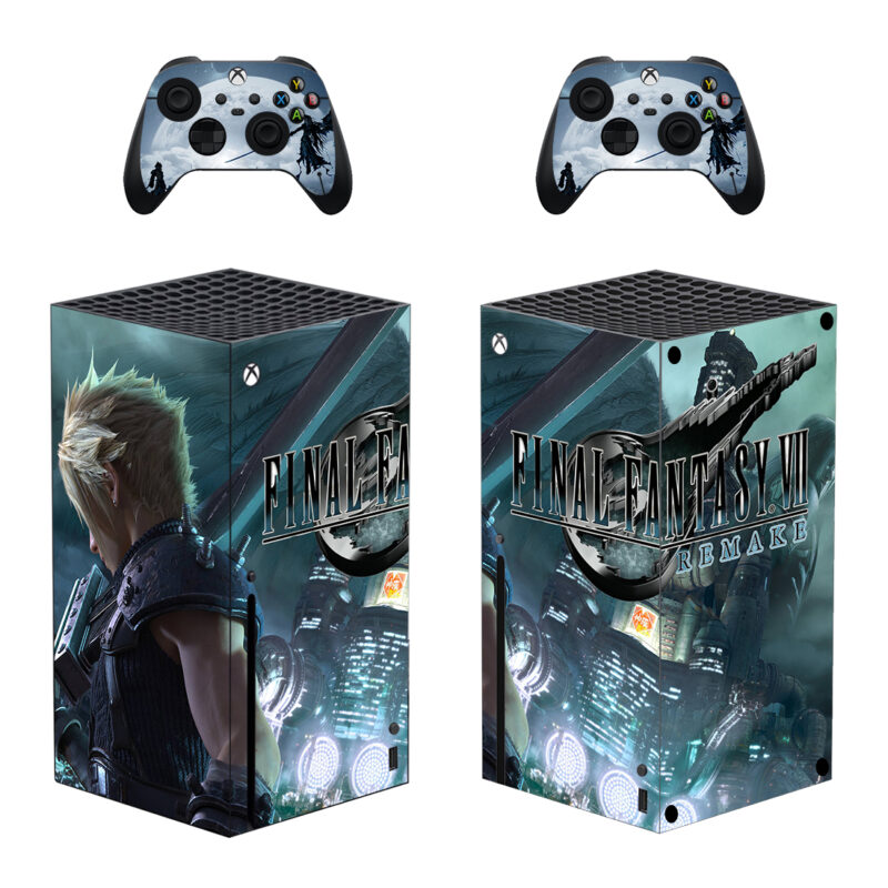 Final Fantasy VII Remake Skin Sticker For Xbox Series X And Controllers Design 1