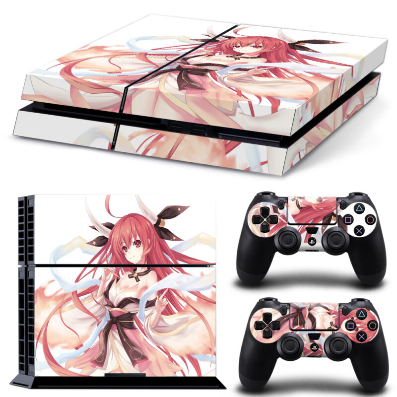 Itsuka Kotori Skin Sticker For PS4 And Controllers