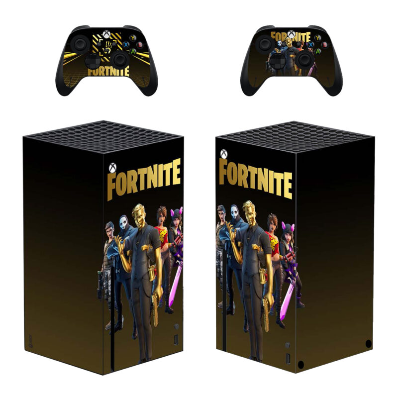 Fortnite Game Skin Sticker For Xbox Series X And Controllers Design 1