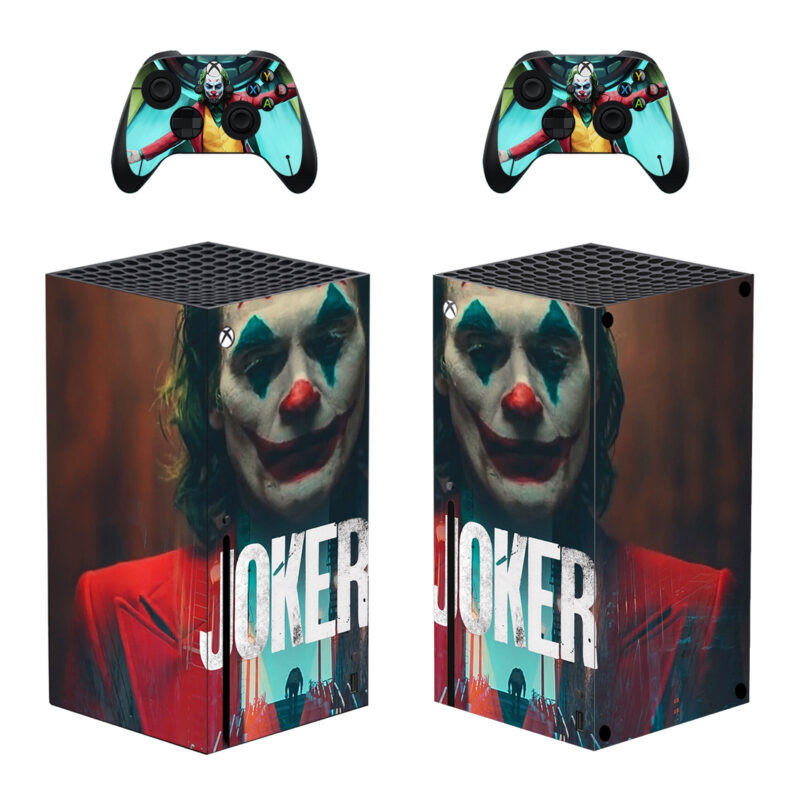 Joker Skin Sticker For Xbox Series X And Controllers Design 4