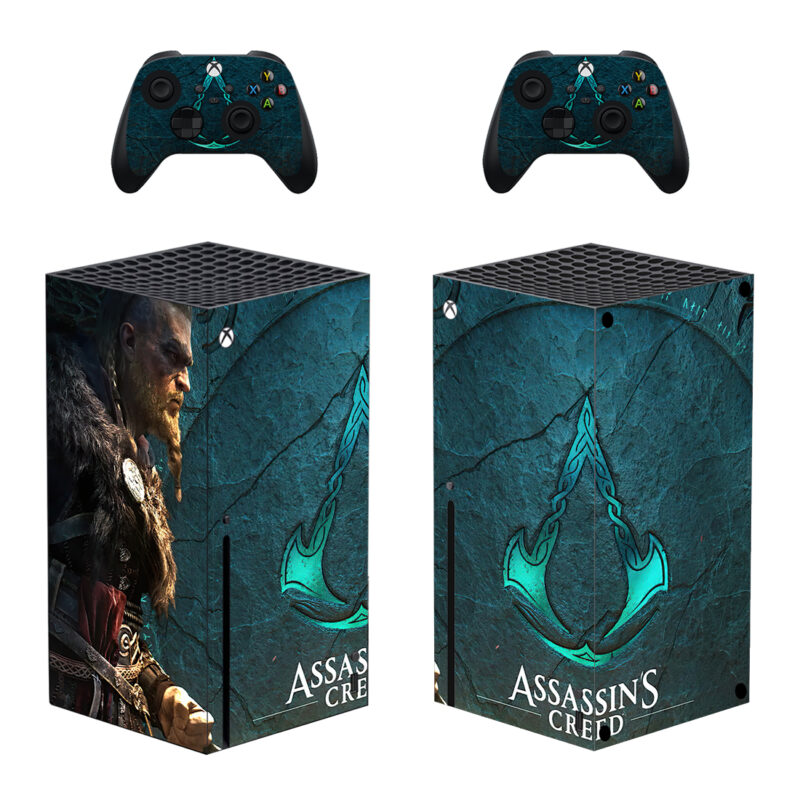 Assassin's Creed Valhalla Skin Sticker For Xbox Series X And Controllers Design 3