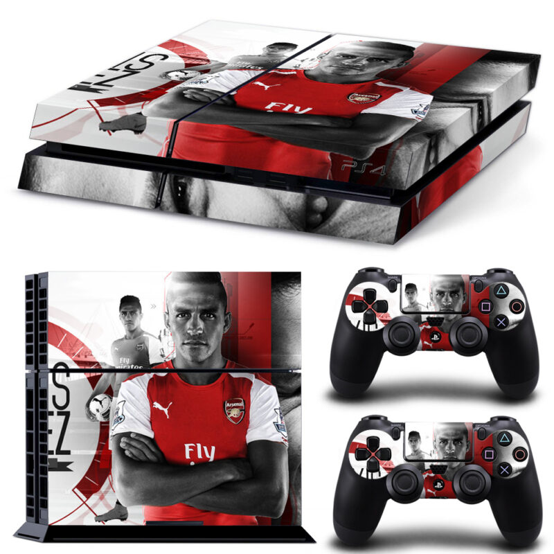 Arsenal Alexis Sanchez Skin Sticker For PS4 And Controllers