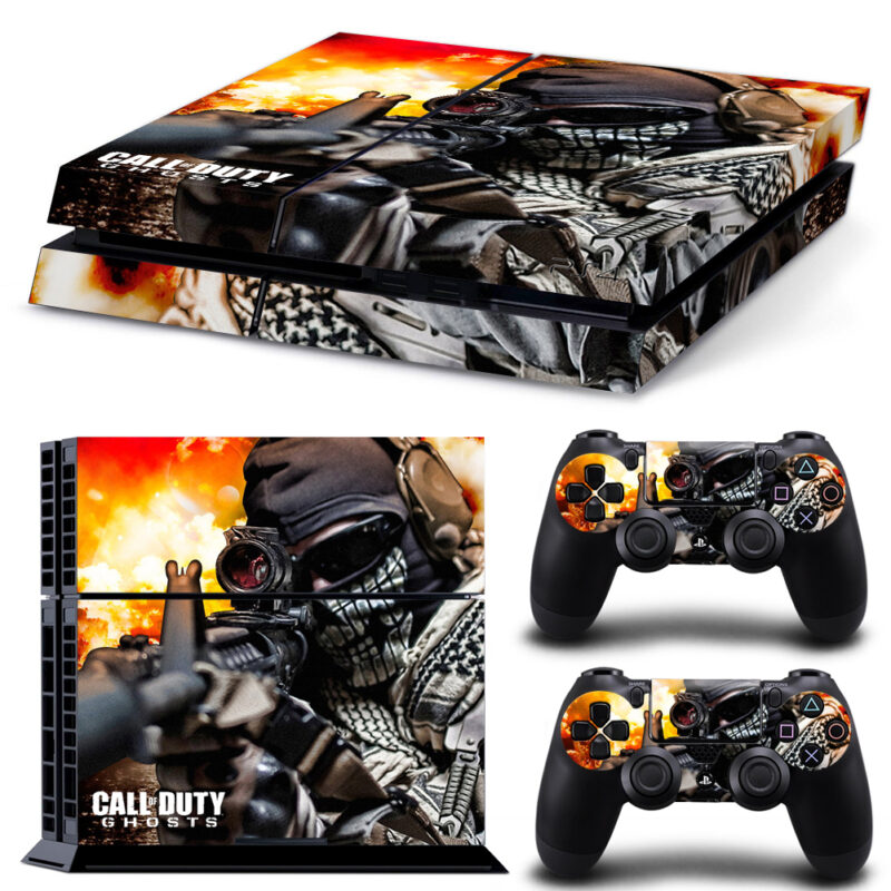 Call Of Duty: Ghosts Game Skin Sticker For PS4 And Controllers Design 1