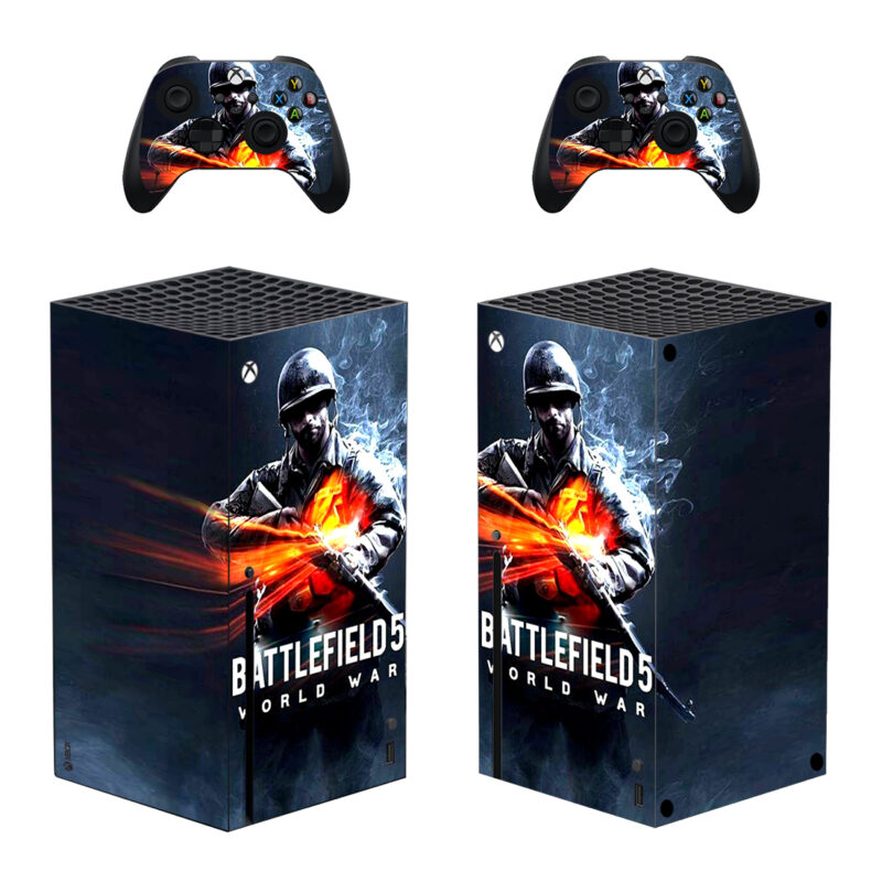 Battlefield 5 World War Skin Sticker For Xbox Series X And Controllers