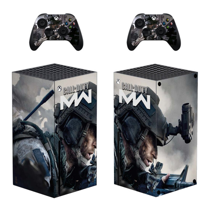 Call Of Duty: Modern Warfare Game Skin Sticker For Xbox Series X And Controllers Design 4