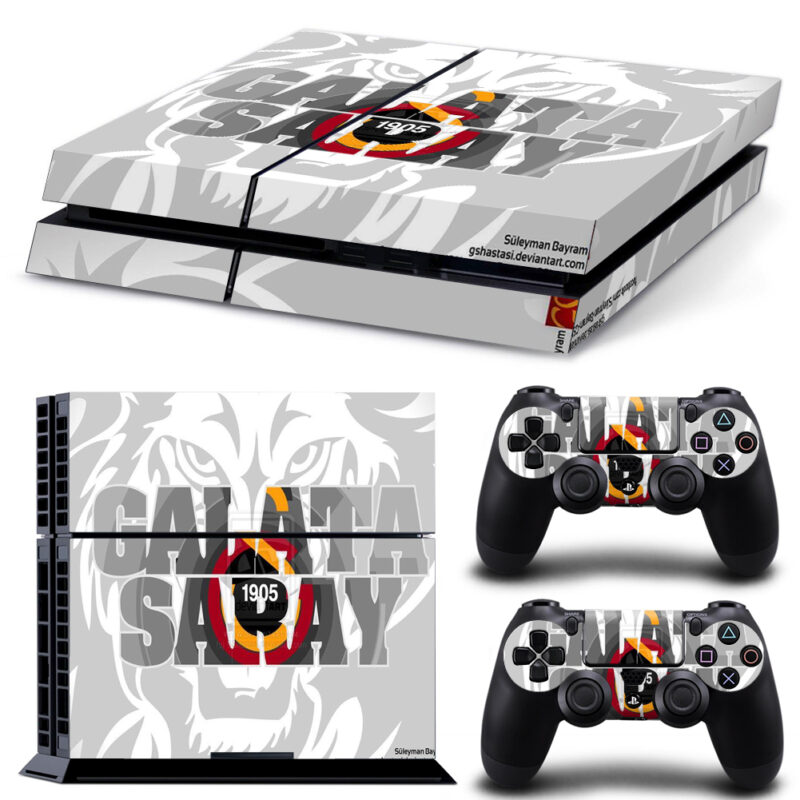 Galatasaray 1905 Lion Skin Sticker For PS4 And Controllers