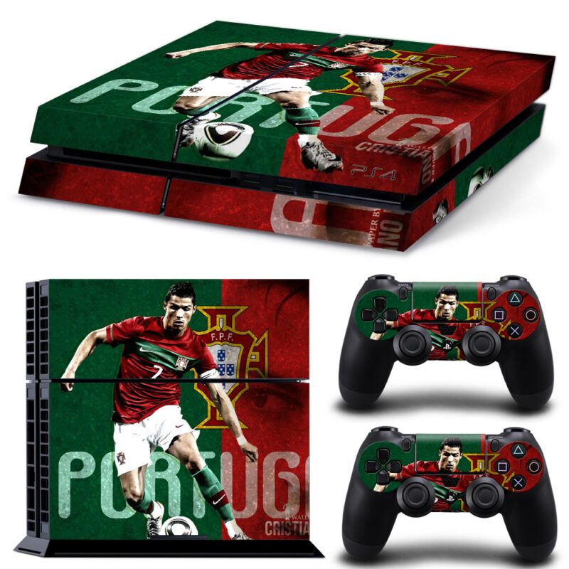 Portuguese Football Federation Cristiano Ronaldo PS4 Skin Sticker