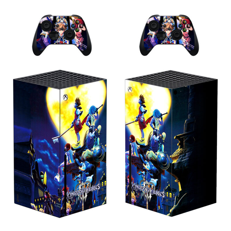 Kingdom Hearts III Game Skin Sticker For Xbox Series X And Controllers Design 1