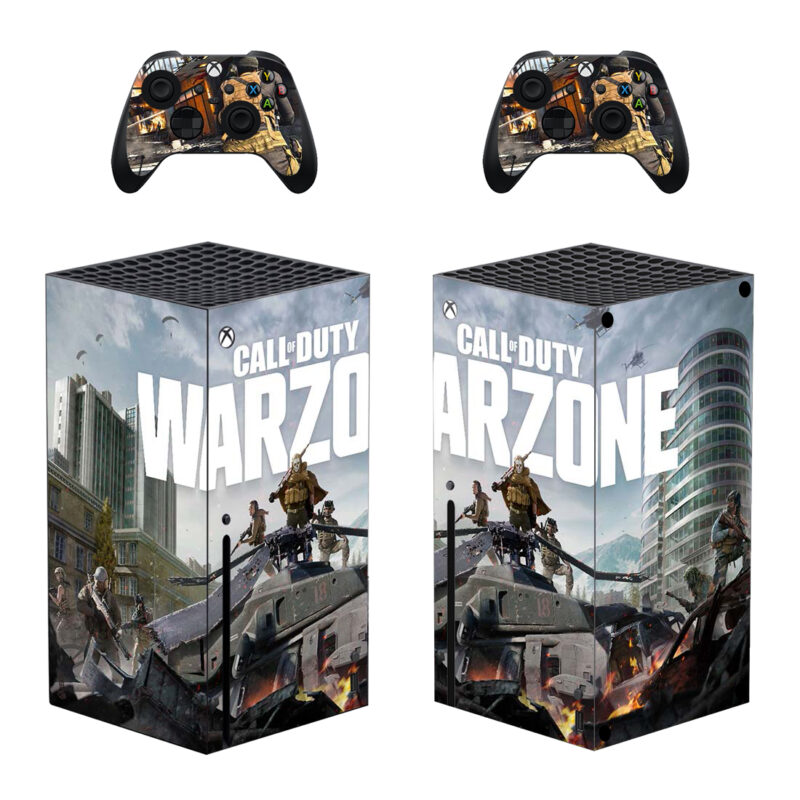 Call Of Duty: Warzone Game Skin Sticker For Xbox Series X And Controllers Design 4