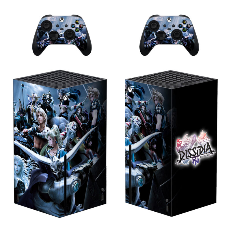 Dissidia Final Fantasy NT Skin Sticker For Xbox Series X And Controllers Design 1