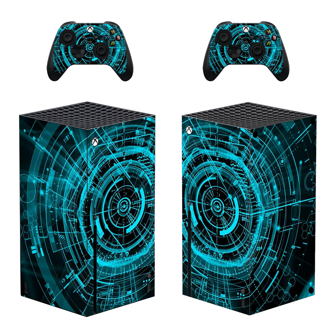 Computer Interface High Technology Skin Sticker For Xbox Series X And Controllers