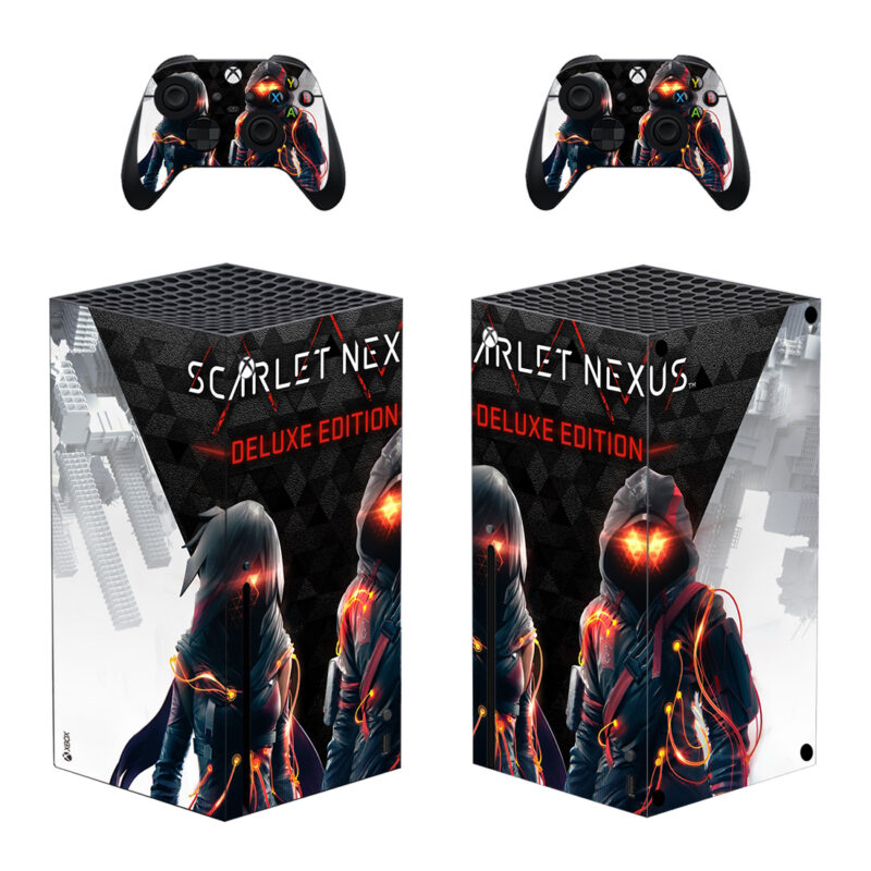 SCARLET NEXUS Game Skin Sticker For Xbox Series X And Controllers Design 2