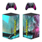 Cyberpunk 2077 Game Skin Sticker For Xbox Series X And Controllers Design 9