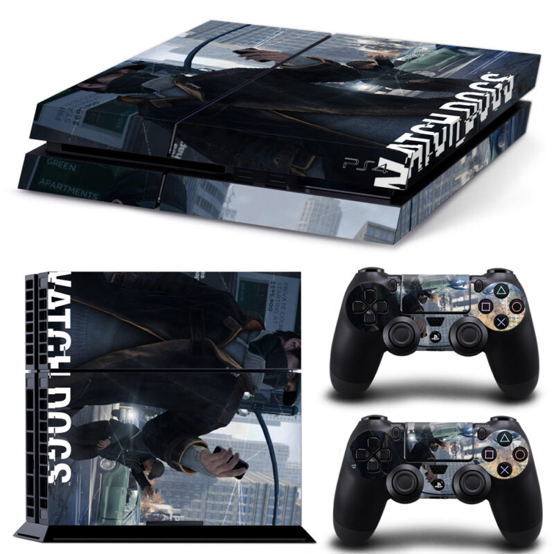 Watch Dogs Game PS4 Skin Sticker Design 9