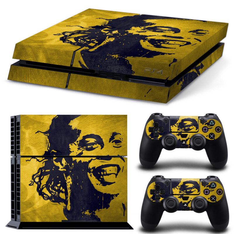 Ronaldinho Gaúcho Art Skin Sticker For PS4 And Controllers