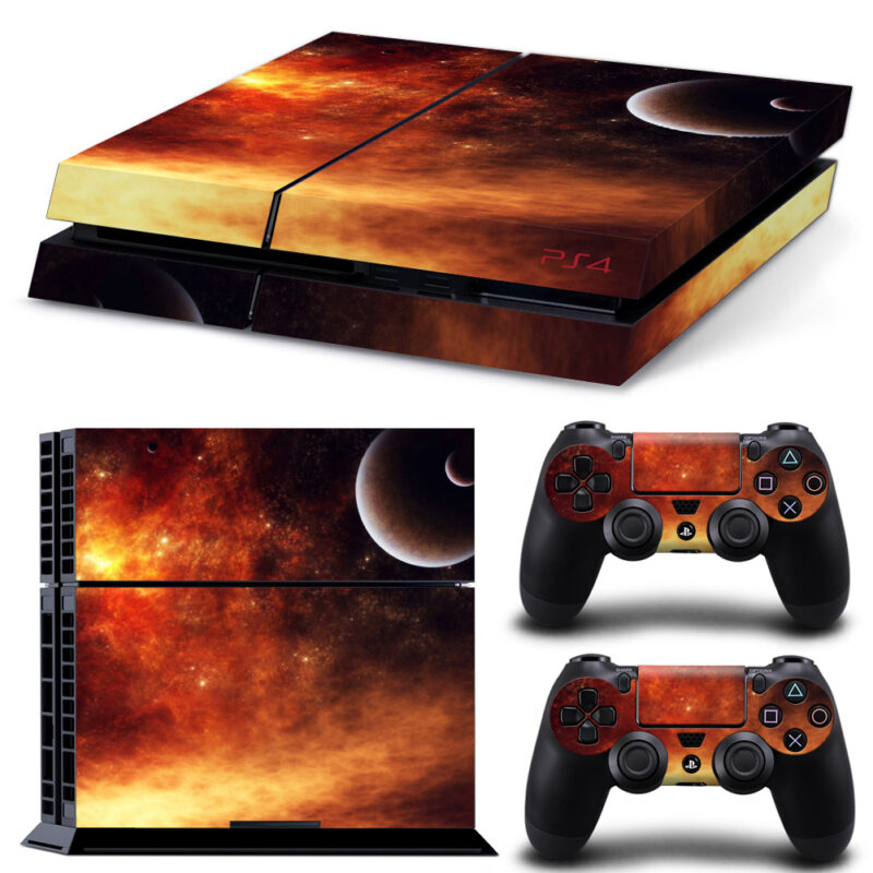 Brown Space PS4 Skin Sticker