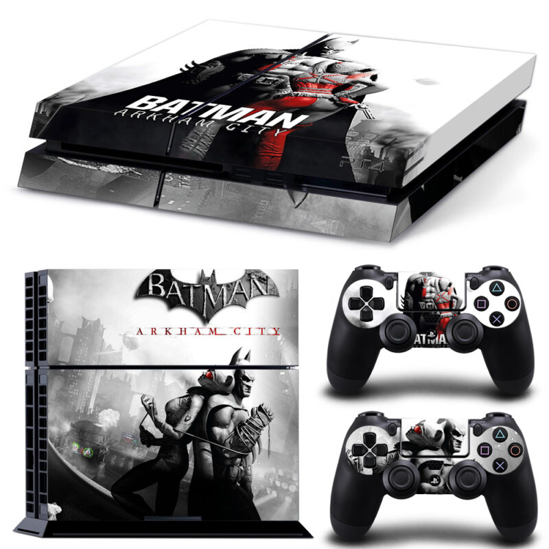 Batman: Arkham City Game Skin Sticker For PS4 And Controllers Design 4