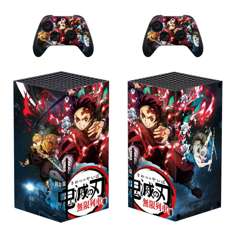 Demon Slayer: Kimetsu No Yaiba Skin Sticker For Xbox Series X And Controllers